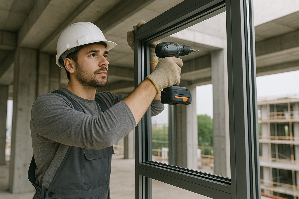 שלבי ביצוע עבודות אלומיניום - מהתכנון ועד המסירה